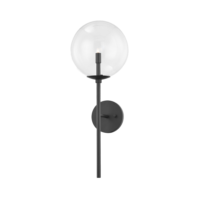 [B8201-SBK] Luminaria decorativa tipo aplique para lampara base G9 LED. 120V, hasta 35W