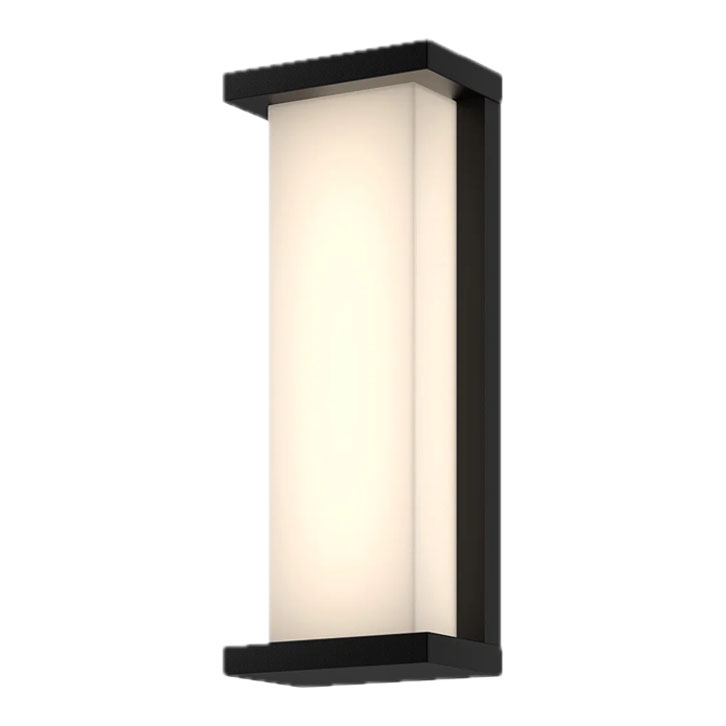 [EW70714-BK] Luminaria tipo aplique de exterior 14" de LED integrado 21W, 3000K, 1700lm. Dimeable ELV. Wet Location.