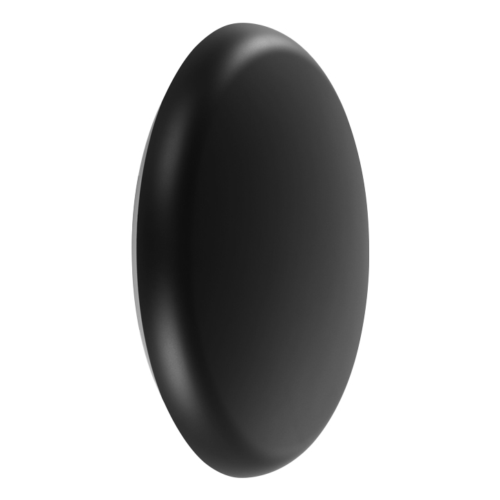 [74122] Luminaria decorativa tipo aplique de LED integrado 2W, CCT, 100lm, 3000K. Batería Li-ion 1800mAh. Dimeable. Control remoto incluido. Carga USB-C. Fijación magnética. Dry Location. (Negro)