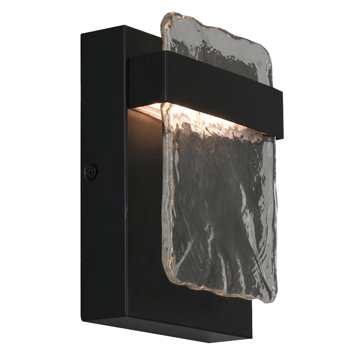 [204482A] Luminaria tipo aplique de exterior de LED integrado 9W, 3000K, 600lm. Dimeable. Wet Location