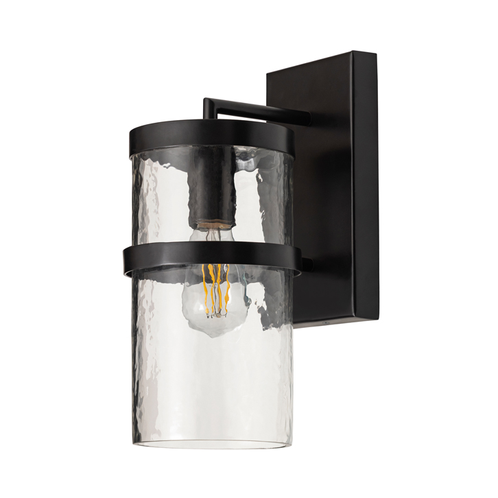 [30031TCDBZ] Luminaria tipo aplique de exterior, para lampara base E26. 120V, hasta 60W. Damp Location