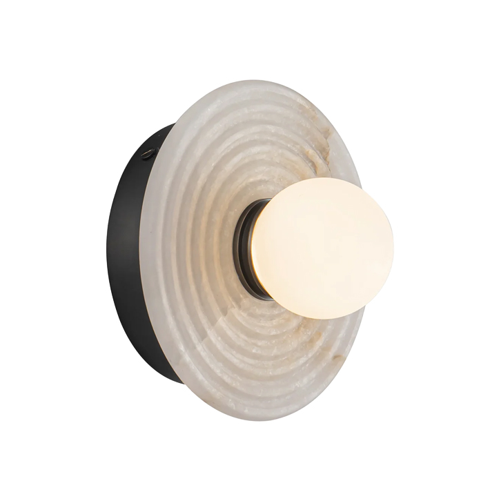 [WV346006UBAR] Luminaria tipo aplique de interior 6" de LED integrado 6 W, 2700 K, 400 lm. Dimeable TRIAC/ELV. Damp Location (Urban Bronze/Alabaster)