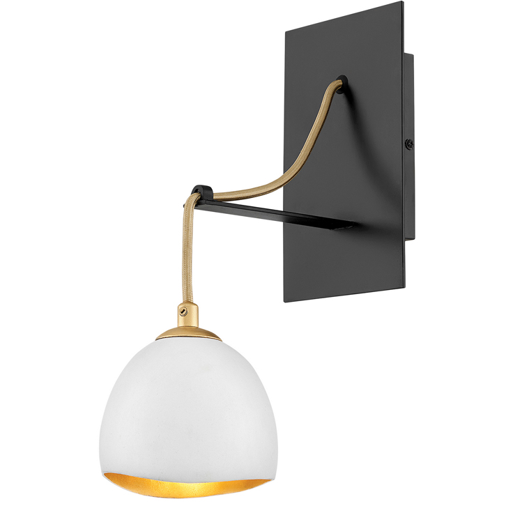[35900SHW] Luminaria tipo aplique de interior para lámpara base E12. Dry Location