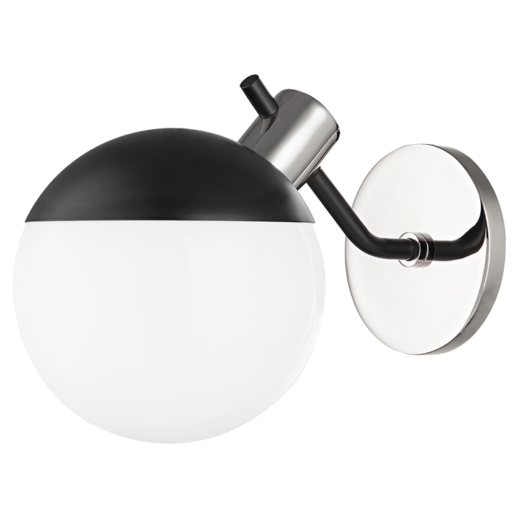 [H573101-PN/SBK] Luminaria tipo aplique de interior, para lámpara G9. 120 V, hasta 4 W. Damp Location