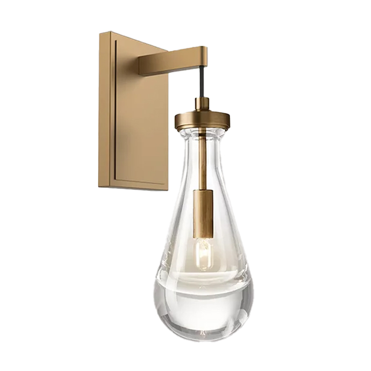[WS88801-ABBK] Luminaria tipo aplique de interior, para lámpara base E12. 120V, hasta 40W. Dry Location