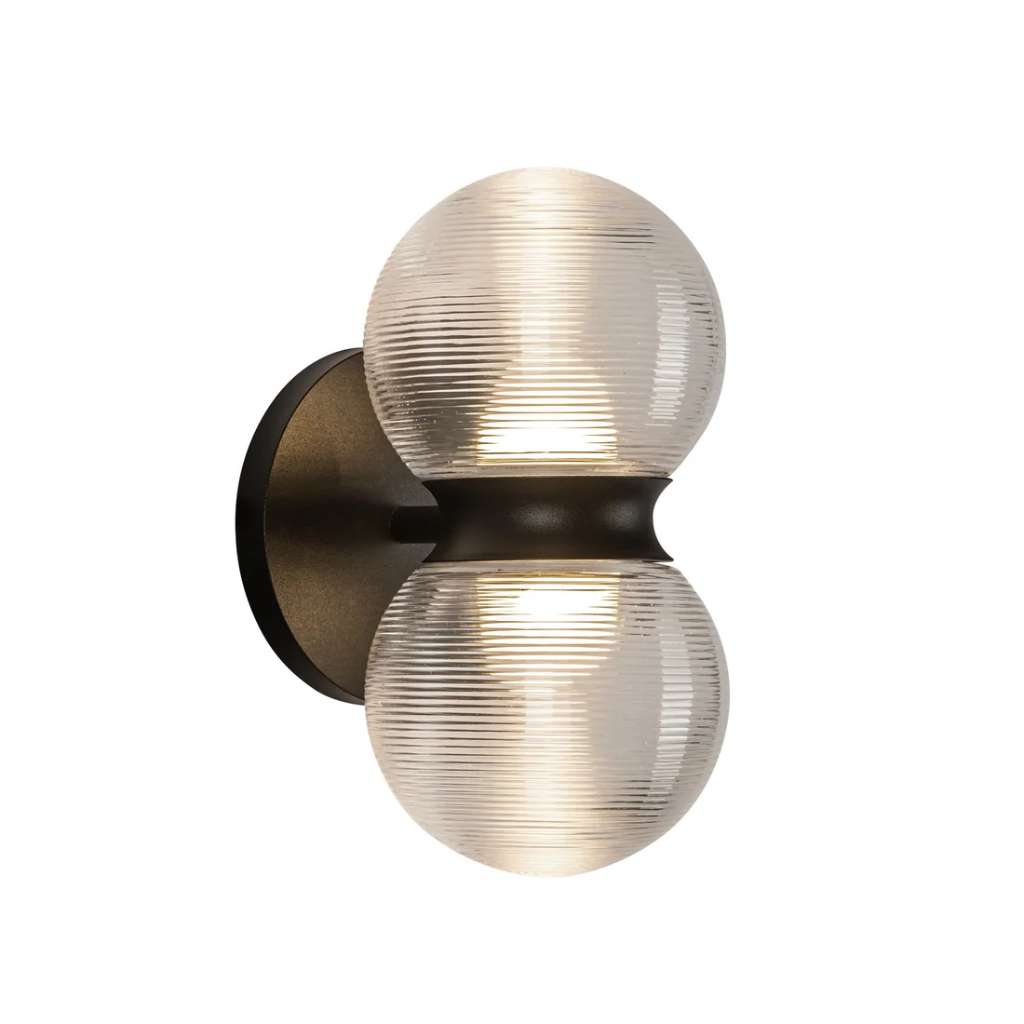 [EW77209-BK/CR] Luminaria tipo aplique de pared exterior con LED integrado de 9W 3000K 500lm. Dimeable