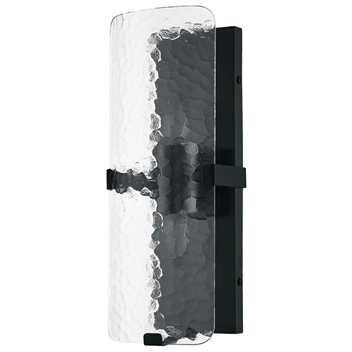 [WNE-152W-MB-CLR] Luminaria decorativa tipo aplique, para lampara base E26. 120V, hasta 60W. Damp Location