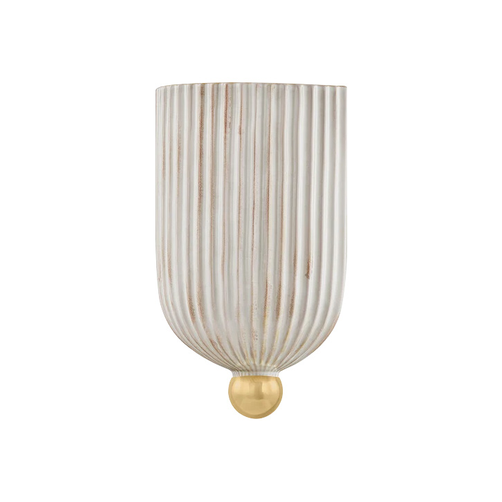 [H1056101-AGB/CFC] Luminaria decorativa tipo aplique, para lampara base E12. 120V, hasta 10W. Damp Location.