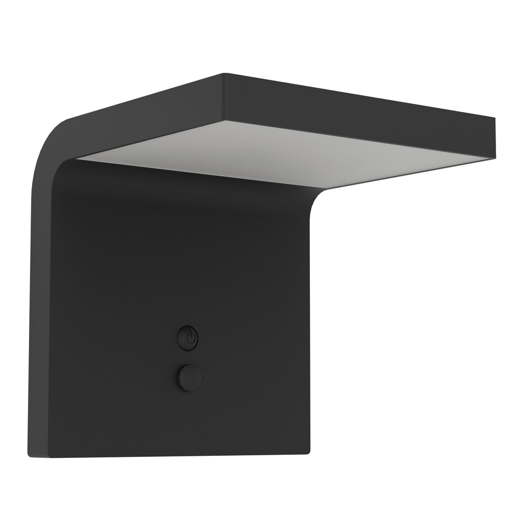 [901082] Luminaria tipo aplique de LED integrado Solar con sensor, 6,5 W, 4000 K. No Dimeable. Wet Location