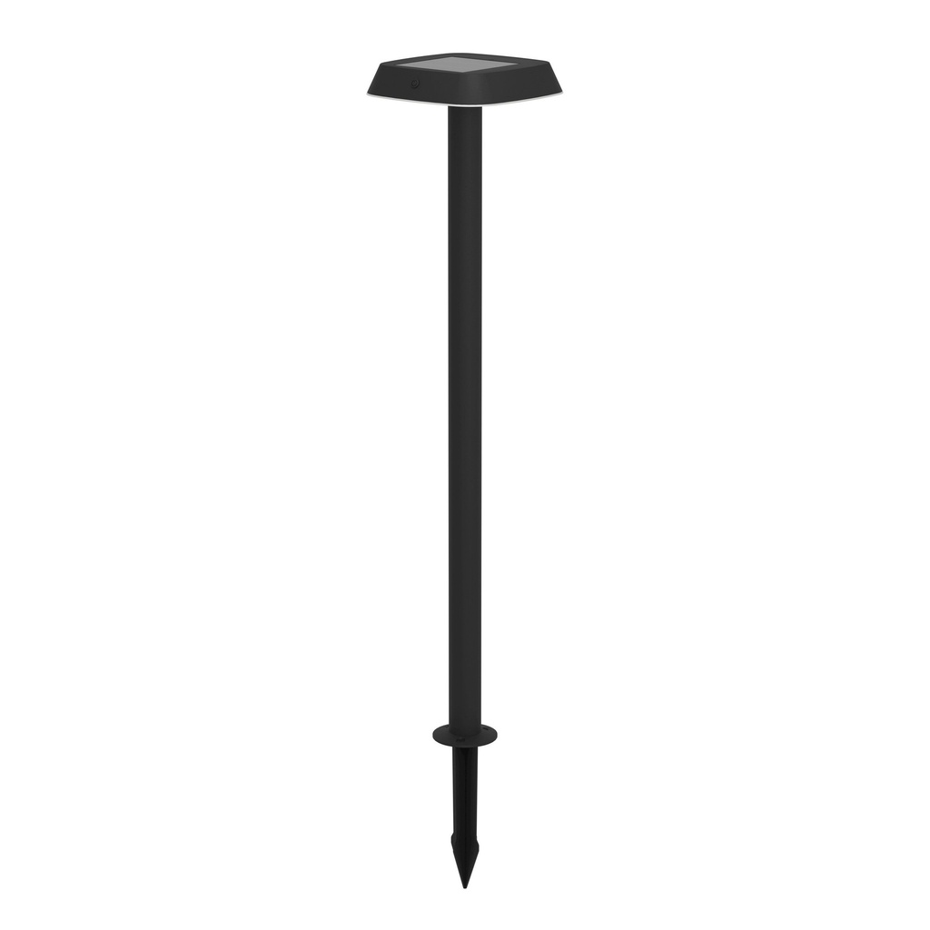 [901072] Luminaria tipo bolardo solar de LED integrado con sensor, 8,8 W, 1030lm, 3000 K. No Dimeable. Wet Location