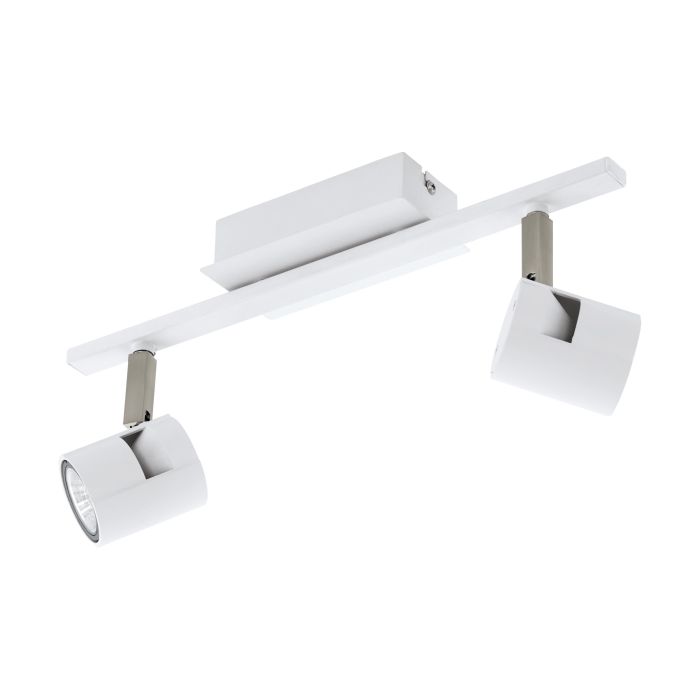 [97507] Luminaria de sobreponer en cielo  para lampara base GU10. Hasta 2 x 5W. Dimeable. Dry Location.