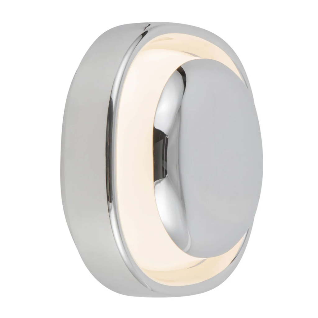 [WS17308-CH] Luminaria decorativa tipo aplique de LED integrado 15W, CCT 27-30-35-40-5000K, 1275lm. Dimeable TRIAC/ELV. Damp Location.
