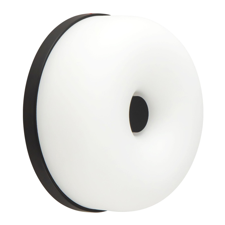[WS69005-BK/OP] Luminaria tipo aplique de interior 5" de LED integrado 7W, 3000K, 595lm. Dimeable TRIAC/ELV. Damp Location. (Negro)