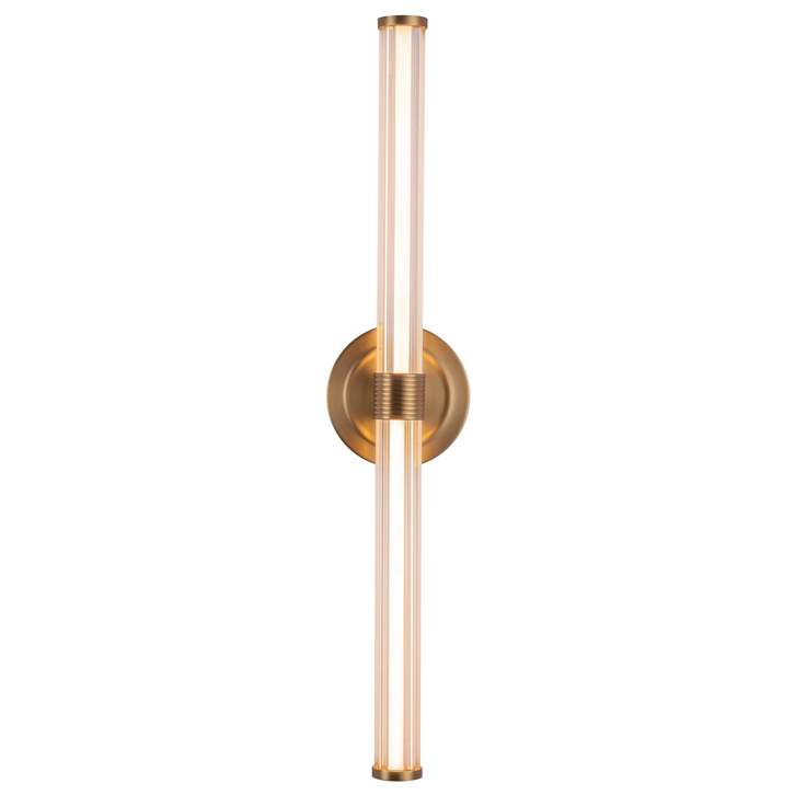 [WV509024BG-UNV] Luminaria decorativa tipo aplique 24" de LED integrado 13W, 3000K, 1060lm. Dimeable TRIAC/ELV. Damp Location.