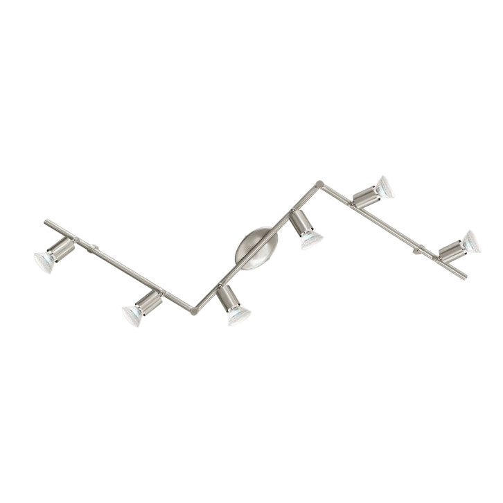 [92599S] Luminaria de sobreponer en cielo para lampara base GU10. Hasta 6 x 2.8W. Dry Location.