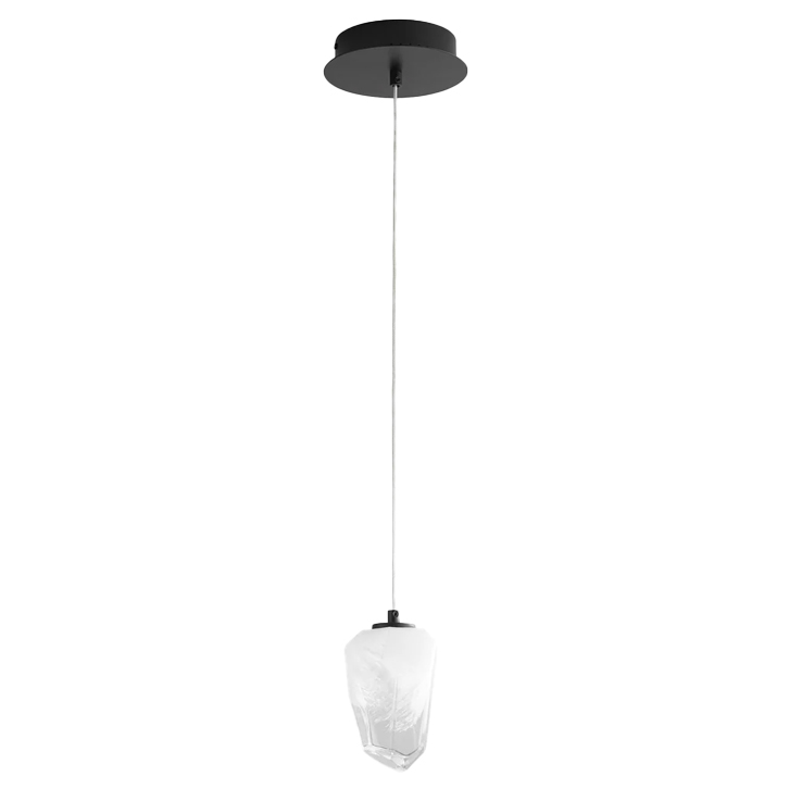Luminaria decorativa colgante de LED integrado 8 W, CCT 30-35-4000K, 120‑277 V. No dimeable. Damp Location